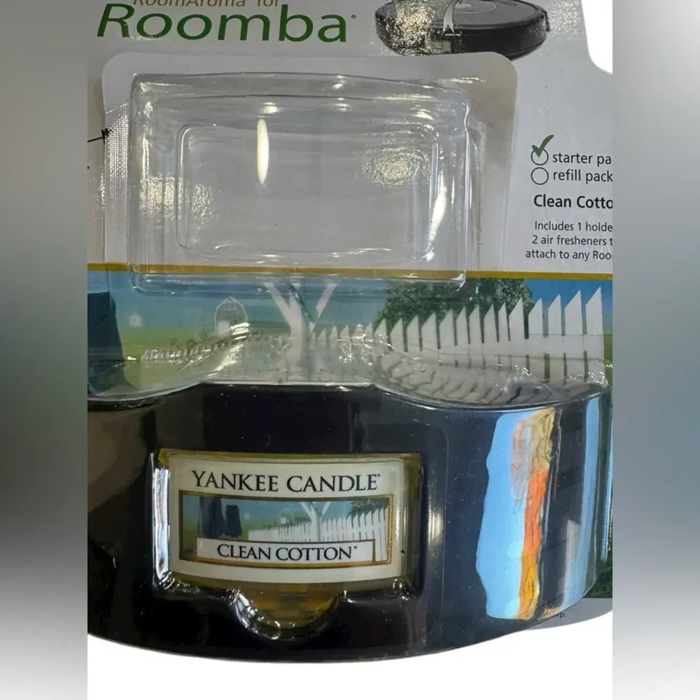 Yankee Candle ScentPlug Clean Cotton Starter Kit 5 Refills Air Freshener NEW